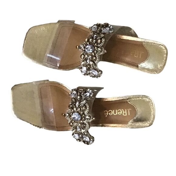 2022 J Reece Acrylic slip on mules - Picture 3 of 5